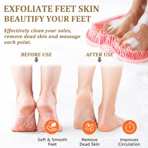 Silicone Multiuse Scrubber For Bath, Foot