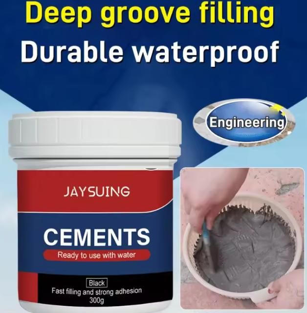 Quick Drying Fast Filling & Strong Floor Crack Repair Cement 300gm Each (Pack of 2)