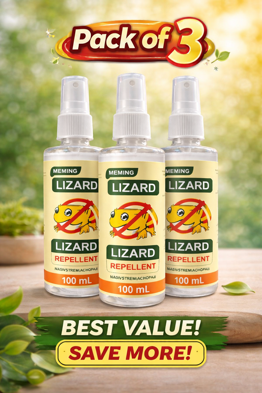 Lizard Repellent Spray (Peck of 3)