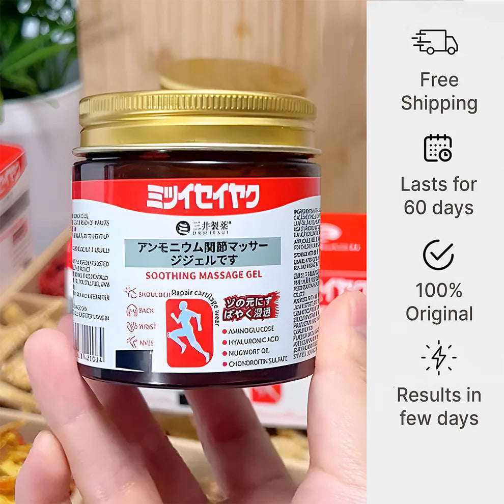 ZENY™ Japanese Massage Gel for Joint & Muscle Pain Relief | Deep Penetration Formula | Fast-Acting Herbal Therapy Gel(Buy 1+ Get 1)