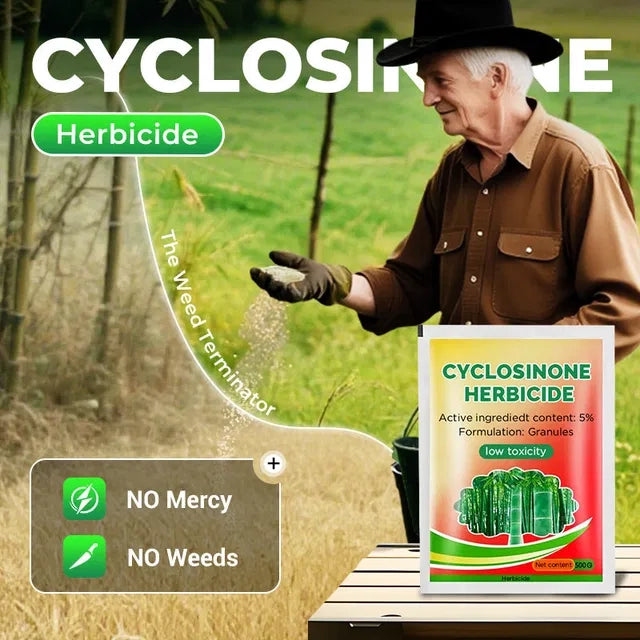 🌱 Cyclosinone Granular Weed Killer – Low-Toxicity Formula for Lawns & Gardens BUY 1 + GET 1