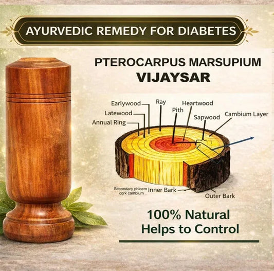 SUGAR Balance wooden water glass